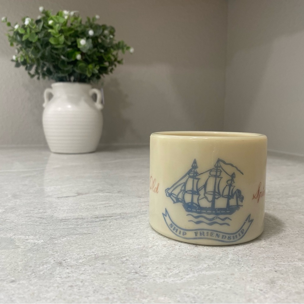 Vintage Old Spice “Ship Friendship” shaving mug
